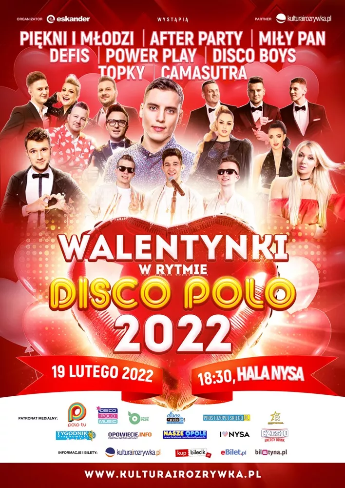 Plejada gwiazd disco polo! Już w lutym odbędzie się wielki walentynkowy koncert! Lista wykonawców
